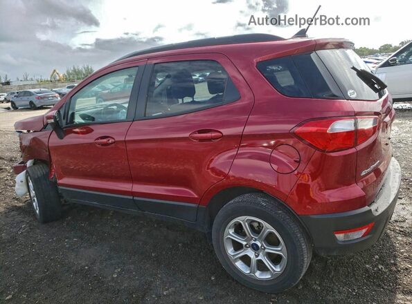 MAJ3P1TE0JC163985 2018 FORD ECOSPORT Красный Задняя левая четверть