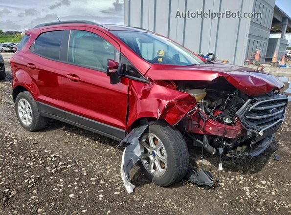 MAJ3P1TE0JC163985 2018 FORD ECOSPORT Красный Передняя правая четверть