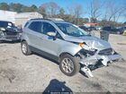 2021 Ford Ecosport Se Silver vin: MAJ3S2GE3MC443158