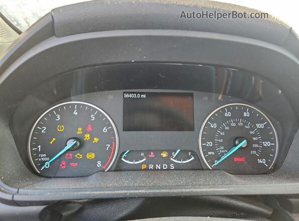 MAJ3S2GEXMC400906 2021 FORD ECOSPORT Silver Widok zestawu wskaźników