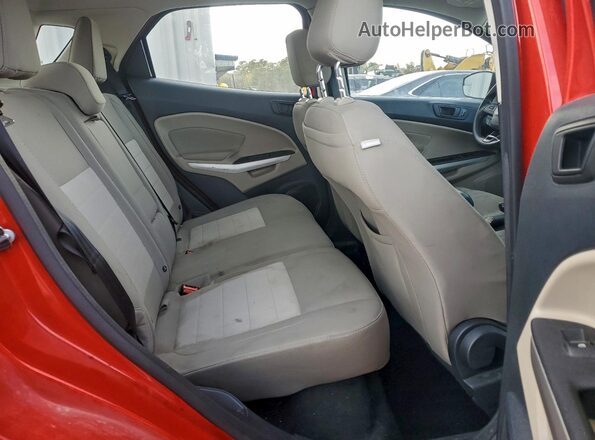 MAJ6P1SL0JC227682 2018 FORD ECOSPORT Red Вид задньої частини салону