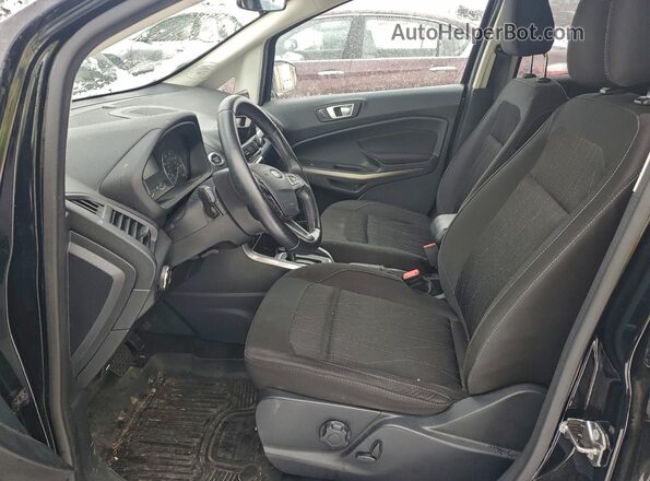 MAJ6P1UL5JC186124 2018 FORD ECOSPORT Black Widok wnętrza z przodu
