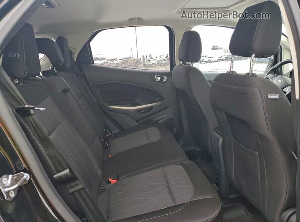 MAJ6P1UL5JC186124 2018 FORD ECOSPORT Black Widok wnętrza z tyłu