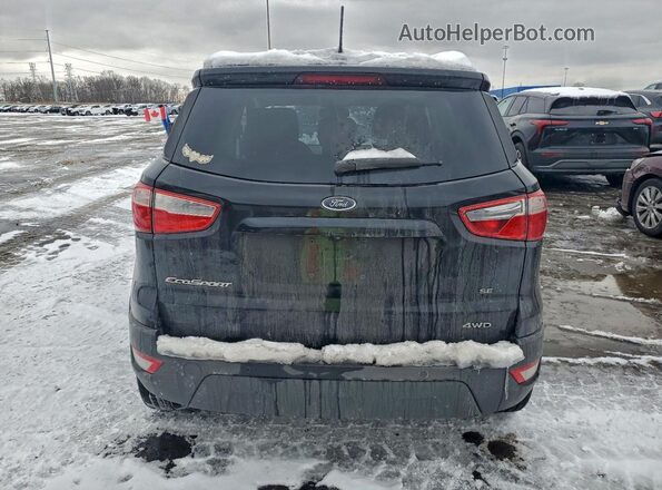 MAJ6P1UL5JC186124 2018 FORD ECOSPORT Black Widok z tyłu