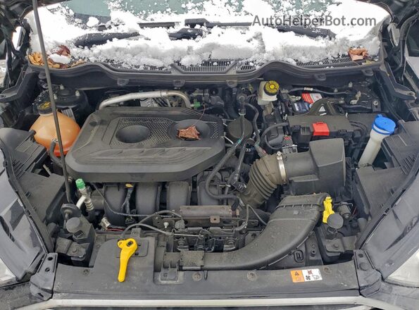 MAJ6P1UL5JC186124 2018 FORD ECOSPORT Black Widok komory silnika