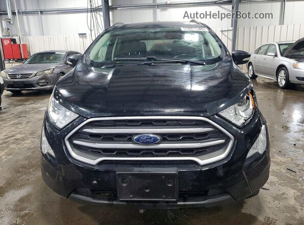 MAJ6P1UL8JC161444 2018 FORD ECOSPORT Black Widok z przodu