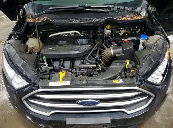 MAJ6P1UL8JC161444 2018 FORD ECOSPORT Black Widok komory silnika