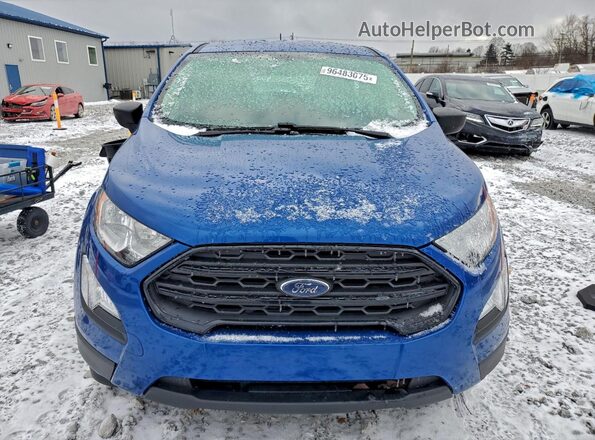MAJ6S3FL8MC452005 2021 FORD ECOSPORT Blue Widok z przodu