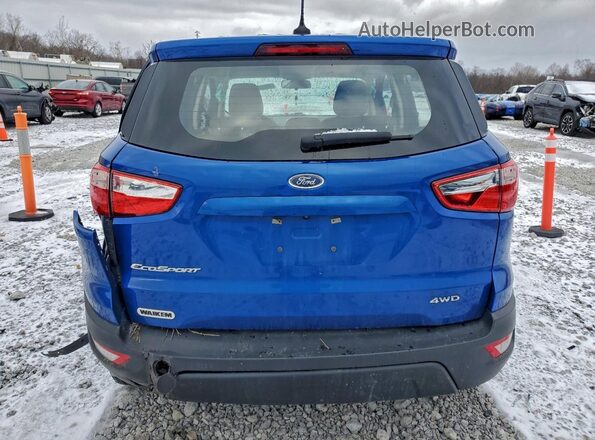MAJ6S3FL8MC452005 2021 FORD ECOSPORT Blue Widok z tyłu