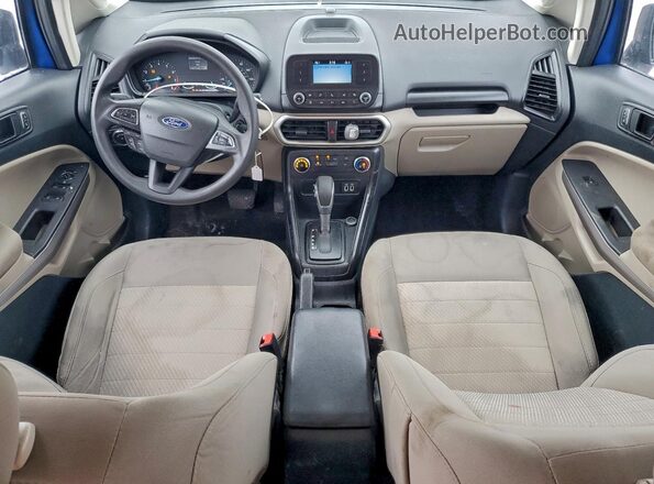 MAJ6S3FL8MC452005 2021 FORD ECOSPORT Blue Widok deski rozdzielczej