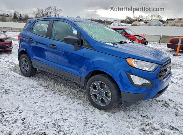 MAJ6S3FL8MC452005 2021 FORD ECOSPORT Blue Przód prawy