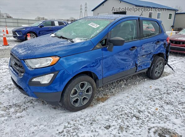 MAJ6S3FL8MC452005 2021 FORD ECOSPORT Blue Przód lewy
