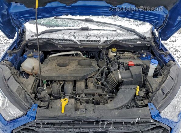 MAJ6S3FL8MC452005 2021 FORD ECOSPORT Blue Widok komory silnika