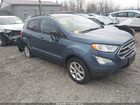 2022 Ford Ecosport Se Blue vin: MAJ6S3GL2NC475568