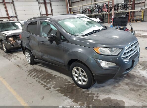 MAJ6S3GL4KC254002 2019 FORD ECOSPORT Gray Przód prawy