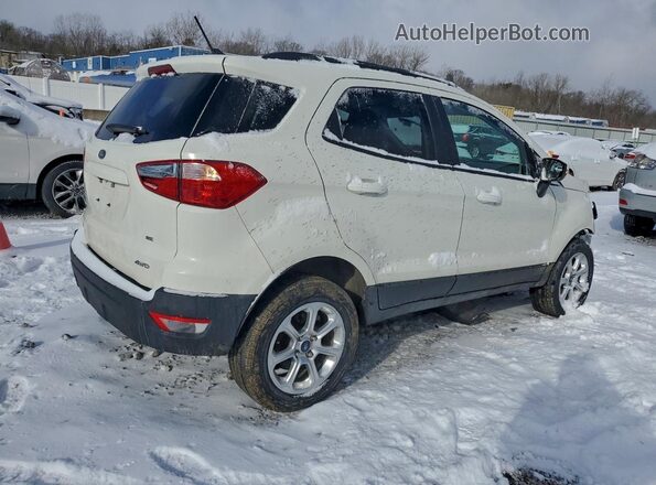 MAJ6S3GL9KC283107 2019 FORD ECOSPORT Белый Задняя правая четверть