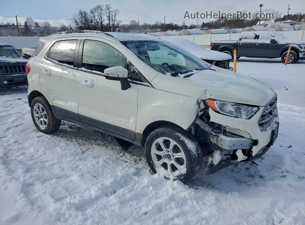 MAJ6S3GL9KC283107 2019 FORD ECOSPORT Белый Передняя правая четверть