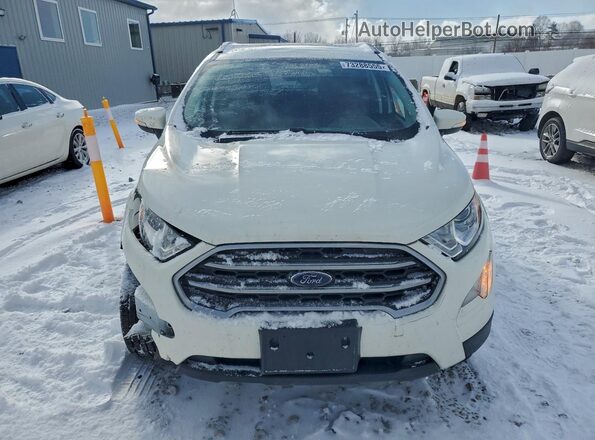 MAJ6S3GL9KC283107 2019 FORD ECOSPORT Белый Вид спереди