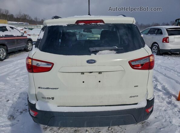MAJ6S3GL9KC283107 2019 FORD ECOSPORT Белый Вид сзади