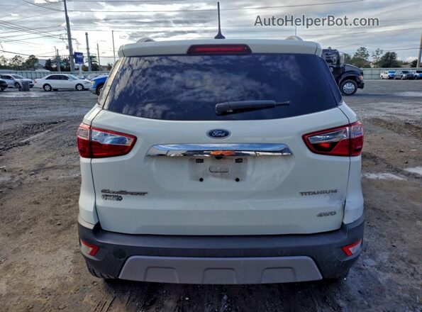 MAJ6S3KL9KC282000 2019 FORD ECOSPORT White Widok z tyłu