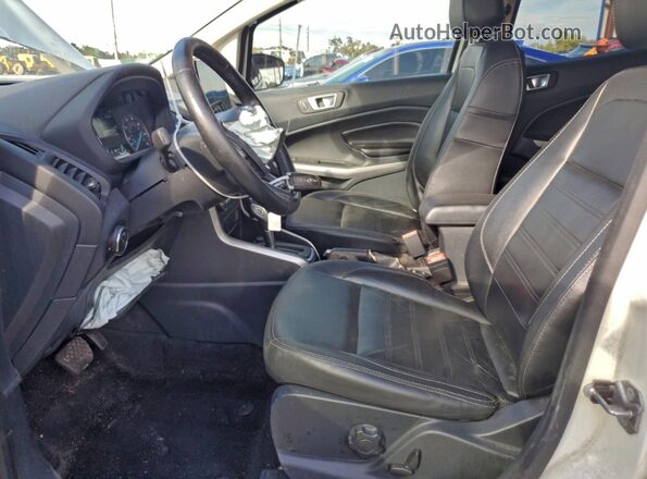 MAJ6S3KL9KC282000 2019 FORD ECOSPORT White Widok wnętrza z przodu