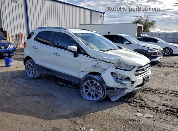 MAJ6S3KL9KC282000 2019 FORD ECOSPORT White Przód prawy