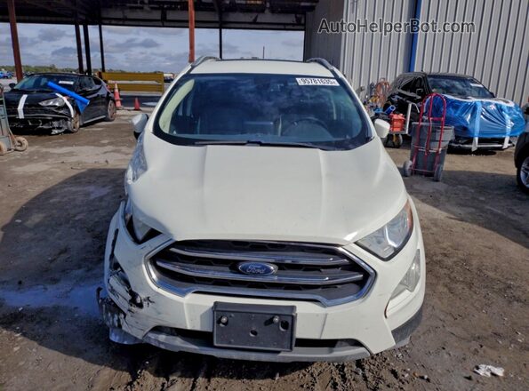 MAJ6S3KL9KC282000 2019 FORD ECOSPORT White Widok z przodu