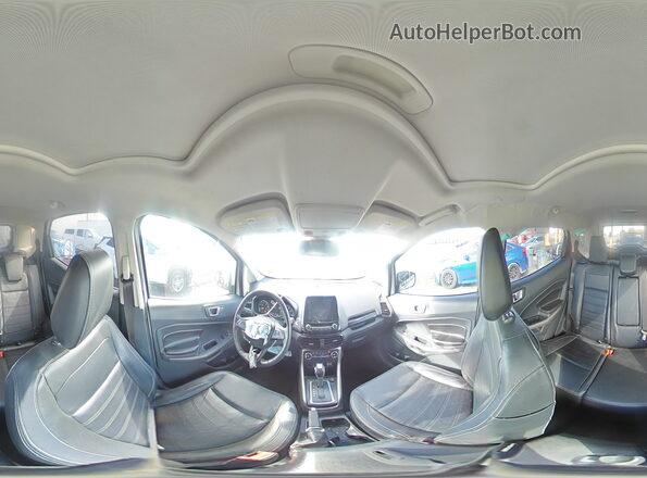 MAJ6S3KL9KC282000 2019 FORD ECOSPORT White Widok naklejki z numerem VIN