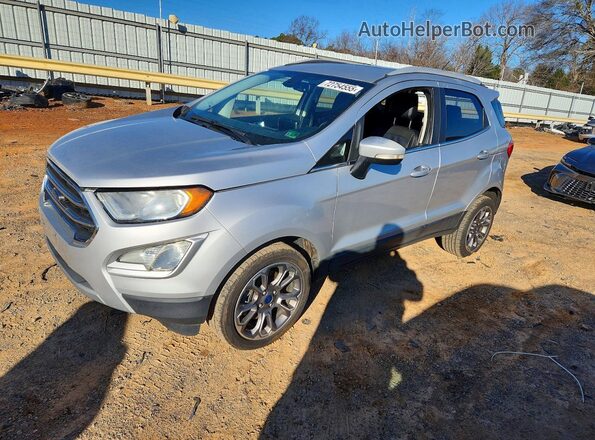 MAJ6S3KLXKC252116 2019 FORD ECOSPORT Silver წინა მარცხენა ხედი სამი მეოთხედიდან