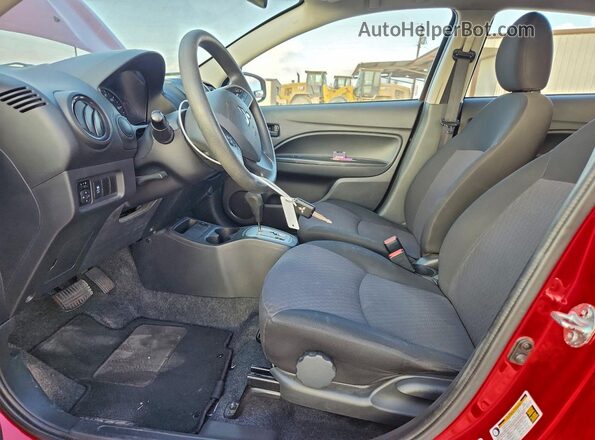 ML32A3HJ7KH009385 2019 MITSUBISHI MIRAGE Красный Вид салона спереди
