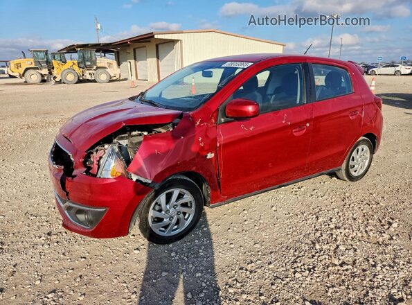 ML32A3HJ7KH009385 2019 MITSUBISHI MIRAGE Красный Передняя левая четверть