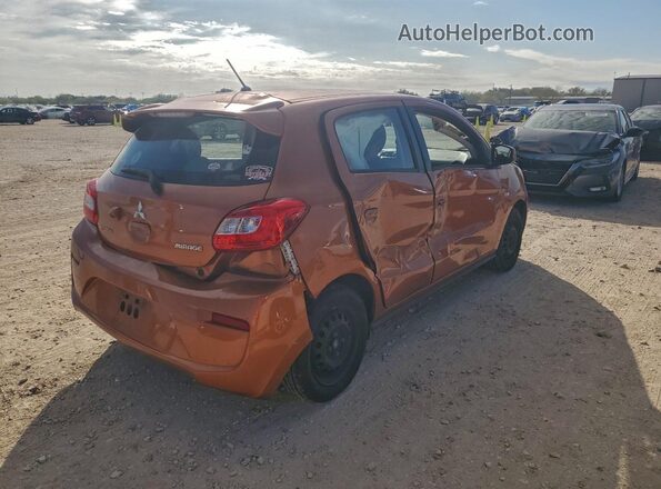 ML32A3HJXKH011020 2019 MITSUBISHI MIRAGE Оранжевый Задняя правая четверть