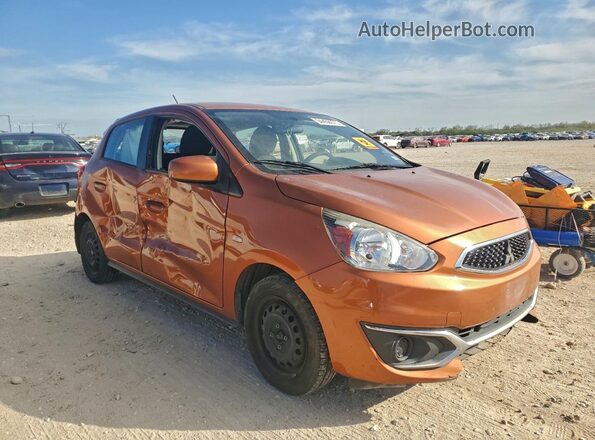 ML32A3HJXKH011020 2019 MITSUBISHI MIRAGE Оранжевый Передняя правая четверть