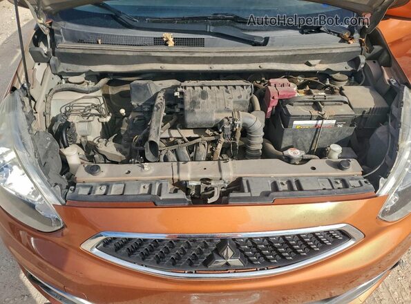 ML32A3HJXKH011020 2019 MITSUBISHI MIRAGE Оранжевый Вид задней части салона