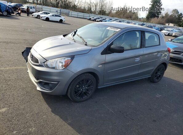 ML32A5HJ1KH004436 2019 MITSUBISHI MIRAGE Серебряный Передняя левая четверть