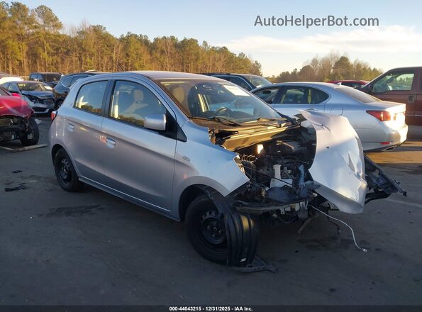 ML32AUHJ4MH009336 2021 MITSUBISHI MIRAGE Серебряный Передняя правая четверть