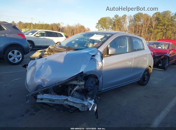 ML32AUHJ4MH009336 2021 MITSUBISHI MIRAGE Серебряный Передняя левая четверть