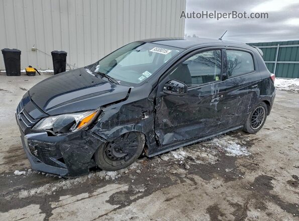 ML32AUHJ7MH012389 2021 MITSUBISHI MIRAGE Черный Передняя левая четверть