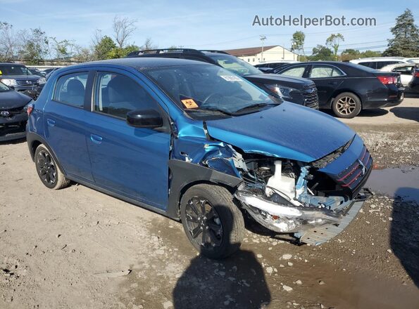 ML32AWHJ6RH004013 2024 MITSUBISHI MIRAGE Blue Delantero derecho