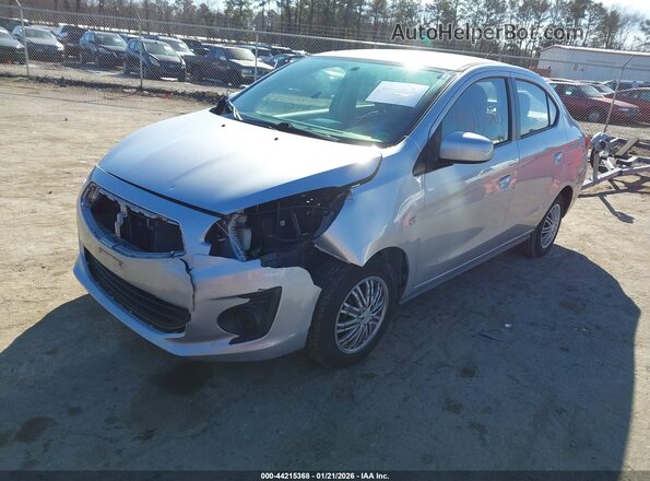 ML32F3FJ0KHF17947 2019 MITSUBISHI MIRAGE G4 Серебряный Передняя левая четверть