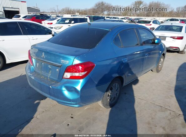 ML32F3FJ2HH000395 2017 MITSUBISHI MIRAGE G4 Бирюзовый Задняя правая четверть