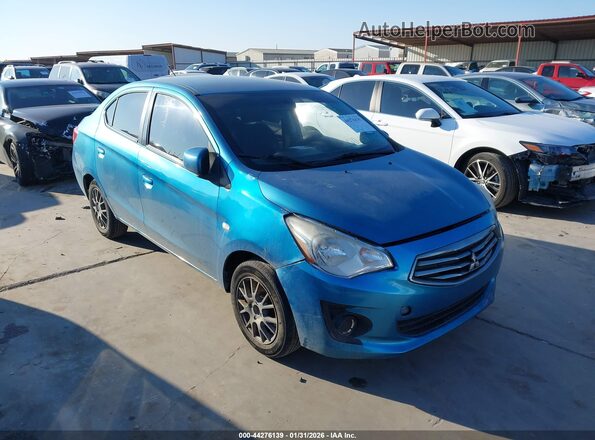 ML32F3FJ2HH000395 2017 MITSUBISHI MIRAGE G4 Бирюзовый Передняя правая четверть