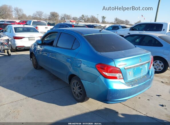 ML32F3FJ2HH000395 2017 MITSUBISHI MIRAGE G4 Бирюзовый Задняя левая четверть