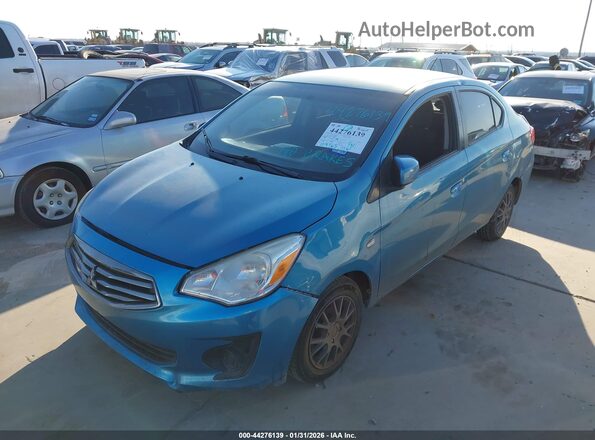 ML32F3FJ2HH000395 2017 MITSUBISHI MIRAGE G4 Бирюзовый Передняя левая четверть