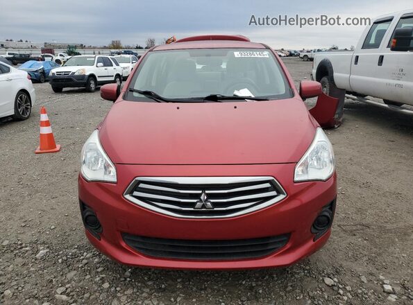 ML32F3FJ3JHF00381 2018 MITSUBISHI MIRAGE Красный Вид спереди