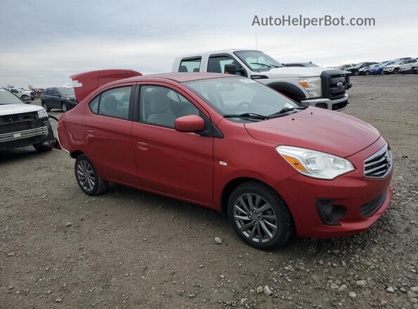 ML32F3FJ3JHF00381 2018 MITSUBISHI MIRAGE Красный Передняя правая четверть
