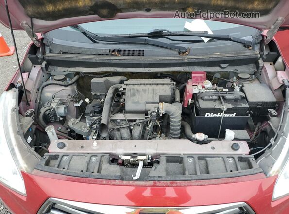 ML32F3FJ3JHF00381 2018 MITSUBISHI MIRAGE Красный Вид задней части салона