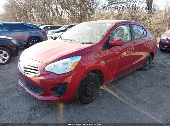 ML32F3FJ4KHF13058 2019 MITSUBISHI MIRAGE G4 Красный Передняя левая четверть