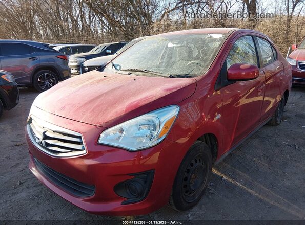 ML32F3FJ4KHF13058 2019 MITSUBISHI MIRAGE G4 Красный Вид спереди