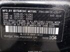 2019 Mitsubishi Mirage G4 Es Черный vin: ML32F3FJ6KHF19010